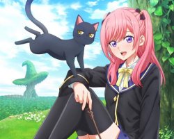 Assistir Kuroneko to Majo no Kyoushitsu – Episódio 01